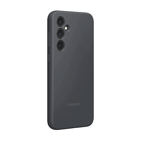 Клип-кейс (накладка) Samsung Silicone Case для Samsung Galaxy S23 FE силикон, поликарбонат, чёрный - 2