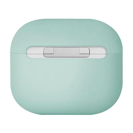 Кобура UNIQ Lino для Apple AirPods 3 поликарбонат, силикон, мятный - 2