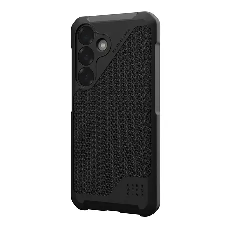 Клип-кейс (накладка) UAG Metropolis LT Magsafe для Samsung Galaxy S25 полиуретан, ткань, кевлар (арамид), чёрный - 2
