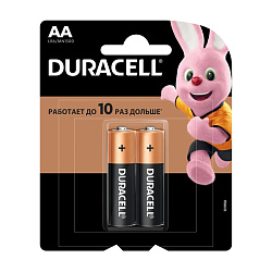 Батарейка Duracell Basic AA LR6-2BL, 2шт