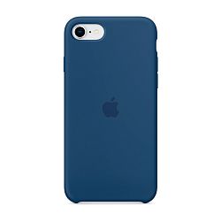 Клип-кейс (накладка) Apple Silicone Case для Apple iPhone SE 2020 / 2022 силикон, Blue