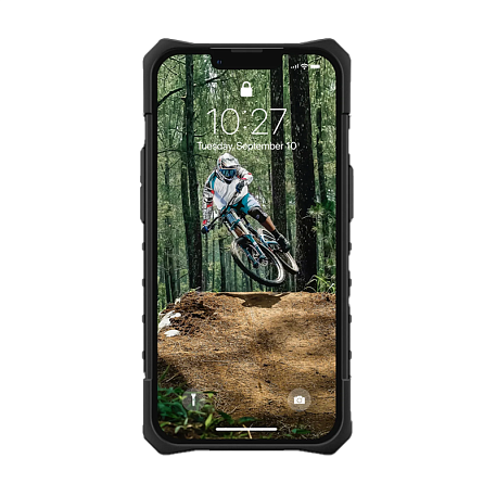 Клип-кейс (накладка) UAG Plasma для Apple iPhone 13 поликарбонат, затемнённый - 3