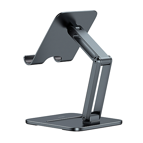 Держатель-подставка Baseus Desktop Biaxial Foldable Metal Stand серый - 3