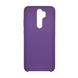 Клип-кейс (накладка) Silicone cover (без лого) для Xiaomi Redmi 9 силикон, фиолетовый