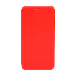 Чехол-книжка для Realme C33 искусственная кожа, красный