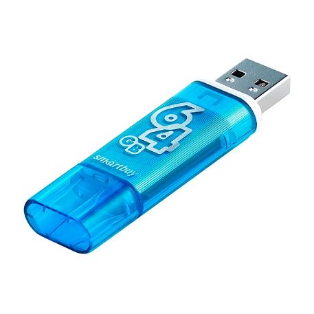 USB-флешка SmartBuy Glossy 64 ГБ, синий - 2