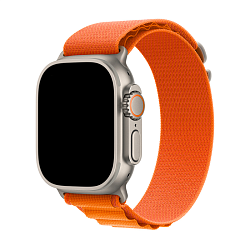 Ремешок Apple Alpine Loop для Apple Watch 44 / 45 / 46 / 49mm полиэстер Orange (S)