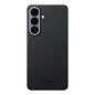 Клип-кейс (накладка) Pitaka Ultra-Slim Case для Samsung Galaxy S26 Plus кевлар (арамид), чёрно-серый (KS2601S)