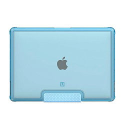 Чехол-книжка UAG Lucent для Apple MacBook Air 13" (2022 - 2025) полиуретан, поликарбонат, голубой