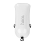 Автомобильное зарядное устройство + кабель Lightning Hoco Z12 12 Вт, белый - 1