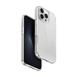 Клип-кейс (накладка) UNIQ Air Fender для Apple iPhone 16 Pro Max полиуретан, прозрачный