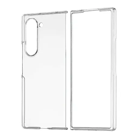 Клип-кейс (накладка) uBear View Case для Samsung Galaxy Z Fold 6 (Уценка) прозрачный (хорошее состояние, царапины) - 4