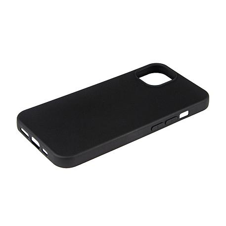Клип-кейс (накладка) Без лого для Apple iPhone 13 силикон, чёрный - 3
