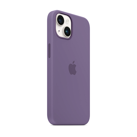 Клип-кейс (накладка) Silicone Case MagSafe для Apple iPhone 14 силикон, фиолетовый - 3