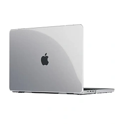 Клип-кейс (накладка) uBear Vision для Apple MacBook Pro 16" (2021 - 2026) поликарбонат, силикон, прозрачный