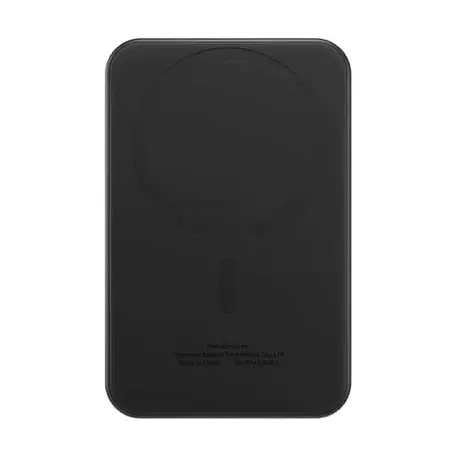 Внешний аккумулятор с беспроводной зарядкой Baseus Magnetic Mini Wireless Fast Charge 5000 мАч 20 Вт (Уценка) чёрный (хорошее состояние, мелкие царапины и потертости) - 2