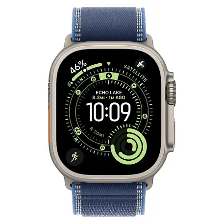 Умные часы Apple Watch Ultra 3 49mm GPS + Cellular Natural Titanium Case Blue Trail Loop M/L - 2