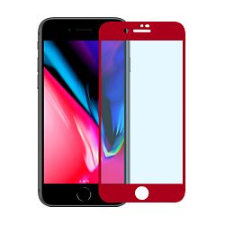 Защитное стекло 3D Classic для Apple iPhone 7 / 8 / SE 2020 / 2022, красная рамка