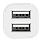 Автомобильное зарядное устройство + кабель Lightning Hoco Z12 12 Вт, белый