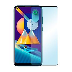 Защитное стекло 3D Premium для Samsung Galaxy M11, черная рамка