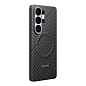 Клип-кейс (накладка) Samsung Carbon Magnet Case для Samsung Galaxy S26 Ultra арамидное волкно, алюминий, поликарбонат, тёмно-серый - 2