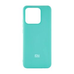 Клип-кейс (накладка) Silicone cover закрытый для Xiaomi Redmi 10A силикон, бирюзовый