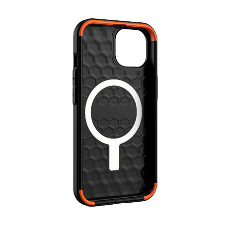 Клип-кейс (накладка) UAG Civilian Magsafe для Apple iPhone 14 поликарбонат, чёрный - 4