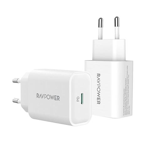 Сетевое зарядное устройство RAVPower PD Pioneer 20 Вт белый - 2