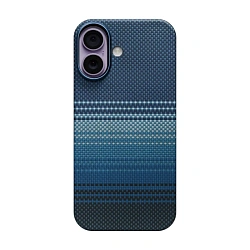 Клип-кейс (накладка) Pitaka Ultra-Slim Case для Apple iPhone 17 кевлар (арамид), "восход луны" (KI1703)