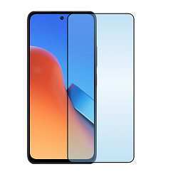 Защитное стекло 3D Classic для Xiaomi Redmi 12 / Redmi 13 / Poco M6 4G, черная рамка