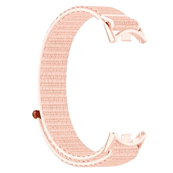 Ремешок Doossy для Xiaomi Smart Band 8 / 9 / 10 нейлон пудровый