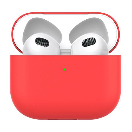 Кобура Deppa Ultra Slim для Apple AirPods 3 силикон, красный - 2