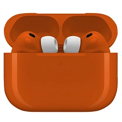 Беспроводные наушники Apple AirPods Pro 3 оранжевый (полная покраска)