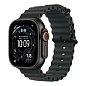 Ремешок Apple Ocean Band для Apple Watch 42 / 44 / 45 / 49mm титан Black (One Size)