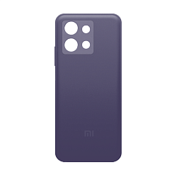 Клип-кейс (накладка) для Xiaomi Redmi Note 13 5G пластик, силикон, фиолетовый