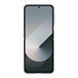Клип-кейс (накладка) Samsung Kindsuit Case для Samsung Galaxy Z Flip 6 / 7 FE экокожа, серый - 2