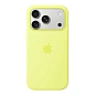 Клип-кейс (накладка) Silicone Case MagSafe для Apple iPhone 17 Pro силикон, "неоновый жёлтый"