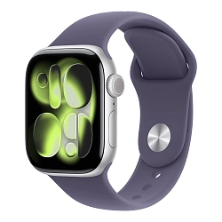 Умные часы Apple Watch Series 11 42mm GPS Silver Aluminum Case Purple Fog Sport Band