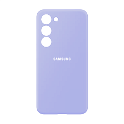 Клип-кейс (накладка) Silicone cover закрытый для Samsung Galaxy S24 Plus силикон, лавандовый