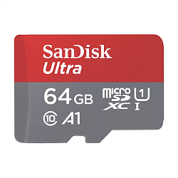 Карта памяти SanDisk Ultra A1 (без адаптера), 64 ГБ