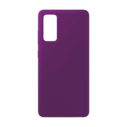 Клип-кейс (накладка) Silicone cover (без лого) для Samsung Galaxy S20 FE силикон, сливовый