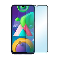 Защитное стекло 3D Premium для Samsung Galaxy M21 /  M31, черная рамка