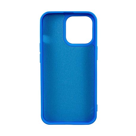 Клип-кейс (накладка) Без лого для Apple iPhone 13 Pro силикон, голубой - 2