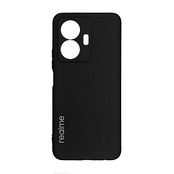 Клип-кейс (накладка) для Realme C55 силикон, чёрный