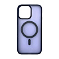 Клип-кейс (накладка) Dark Frame MagSafe для Apple iPhone 14 Pro Max полиуретан, пластик, синий