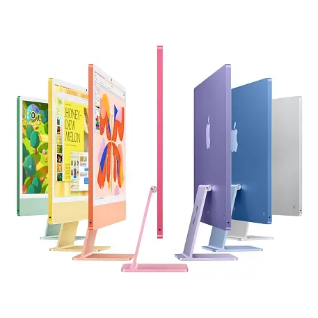 Моноблок Apple iMac 24" M4 (10-core GPU) 16 ГБ, 256 ГБ (Z1EK000L2), жёлтый - 7