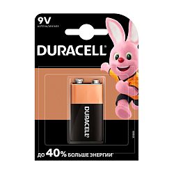 Батарейка Duracell Basic PP3 6LR61-1BL, 1шт 