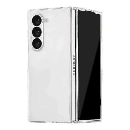 Клип-кейс (накладка) uBear View Case для Samsung Galaxy Z Fold 6 (Уценка) прозрачный (хорошее состояние, царапины) - 2