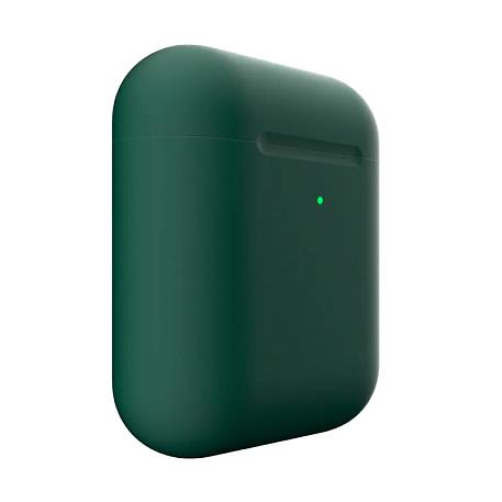 Беспроводные наушники Apple AirPods 2 с зарядным футляром тёмно-оливковый матовый - 3