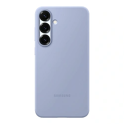 Клип-кейс (накладка) Silicone cover закрытый для Samsung Galaxy S25 Plus силикон, голубой